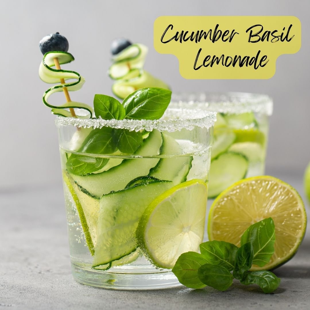 Cucumber Basil Lemonade